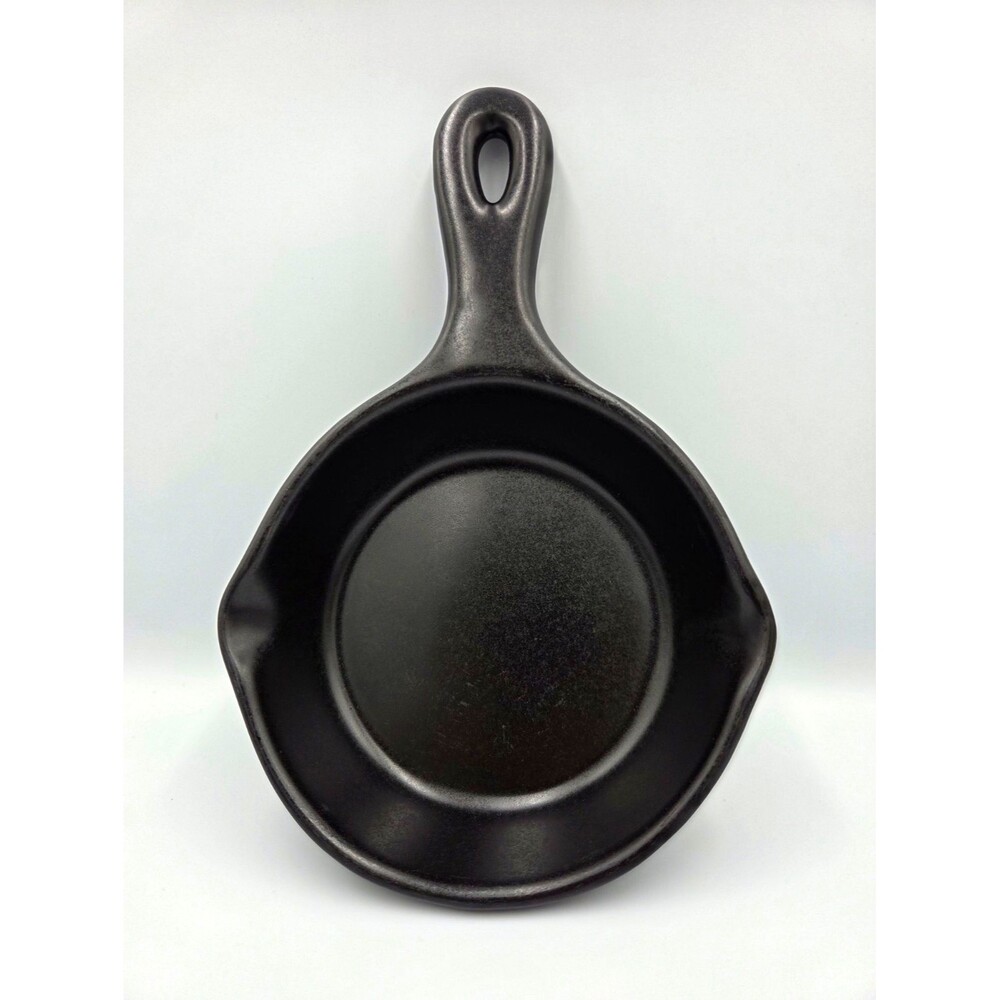Vintage Diversified Ceramics Mini Skillet DC 212 5.5" Black Ceramic USA